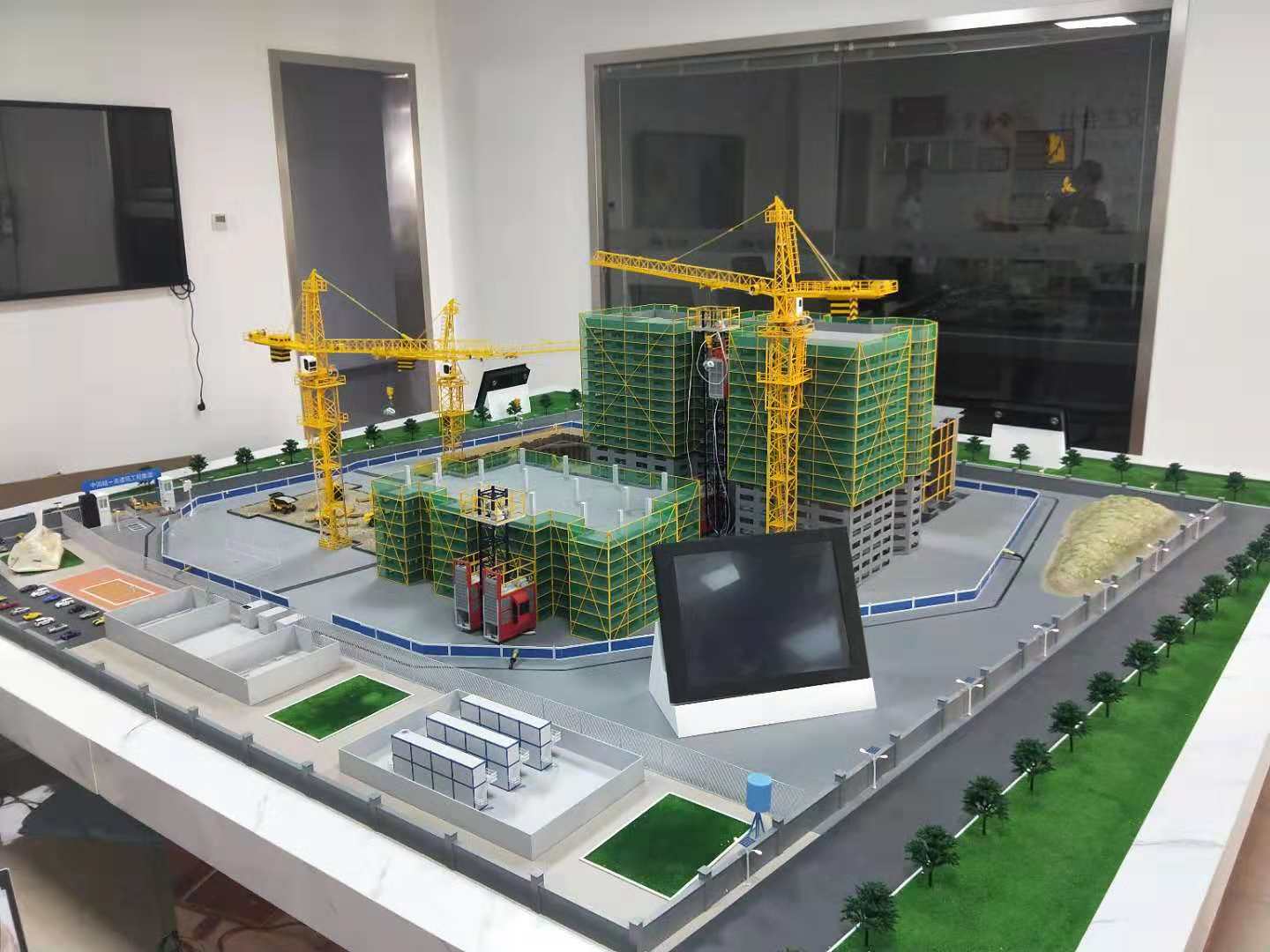 宽城建筑施工场景模型